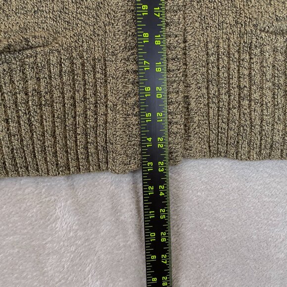 Karen Scott Women's Cardigan Sweater Medium Tan Button Front Acrylic/Polyester - Picture 3 of 9